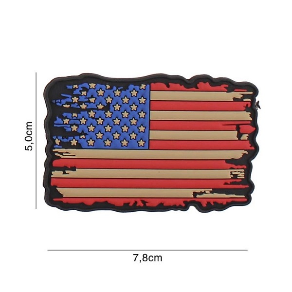 USA VINTAGE FLAG - PVC PATCH