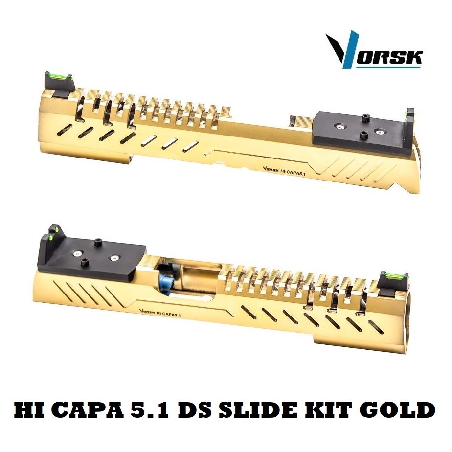 VORSK HI CAPA DS 5.1 SLIDE KIT GOLD (VAC-07-03-GLD)