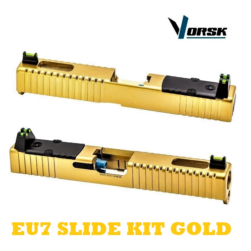 VORSK EU7 SLIDE KIT GOLD (VAC-07-05-GLD) Carrello in metallo Per serie Glock 17