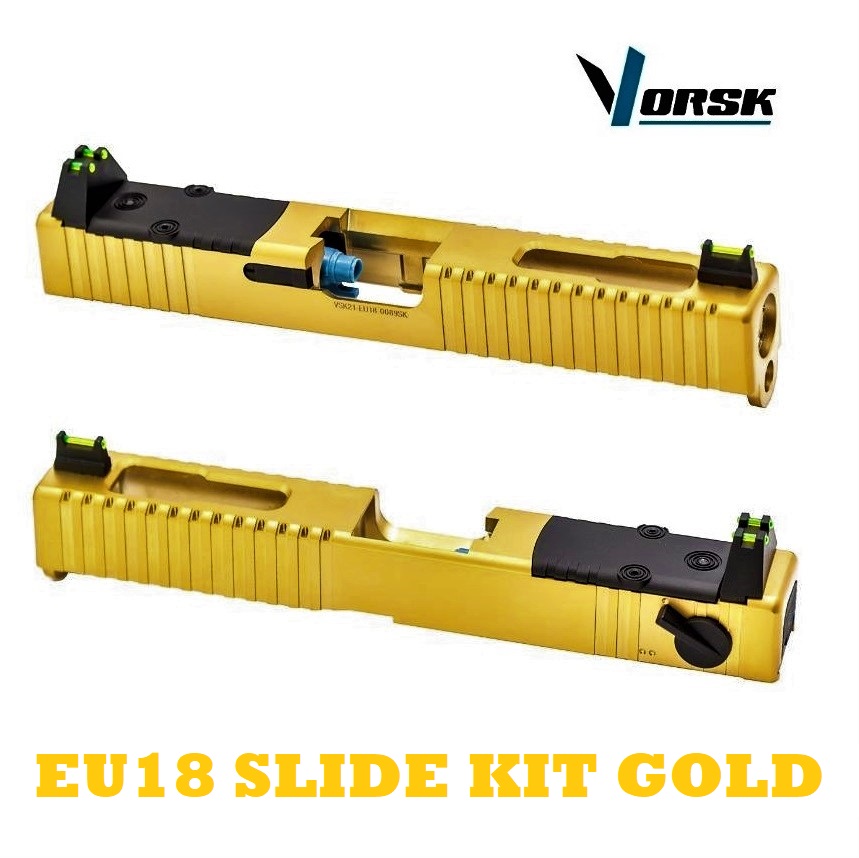 VORSK EU18 SLIDE KIT GOLD (VAC-07-07-GLD) Carrello in metallo Per serie Glock 18