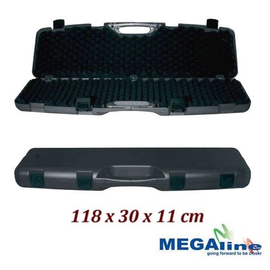 MEGALINE VALIGIA 200/0012 PER FUCILE 118X30X11CM NERA - PVC