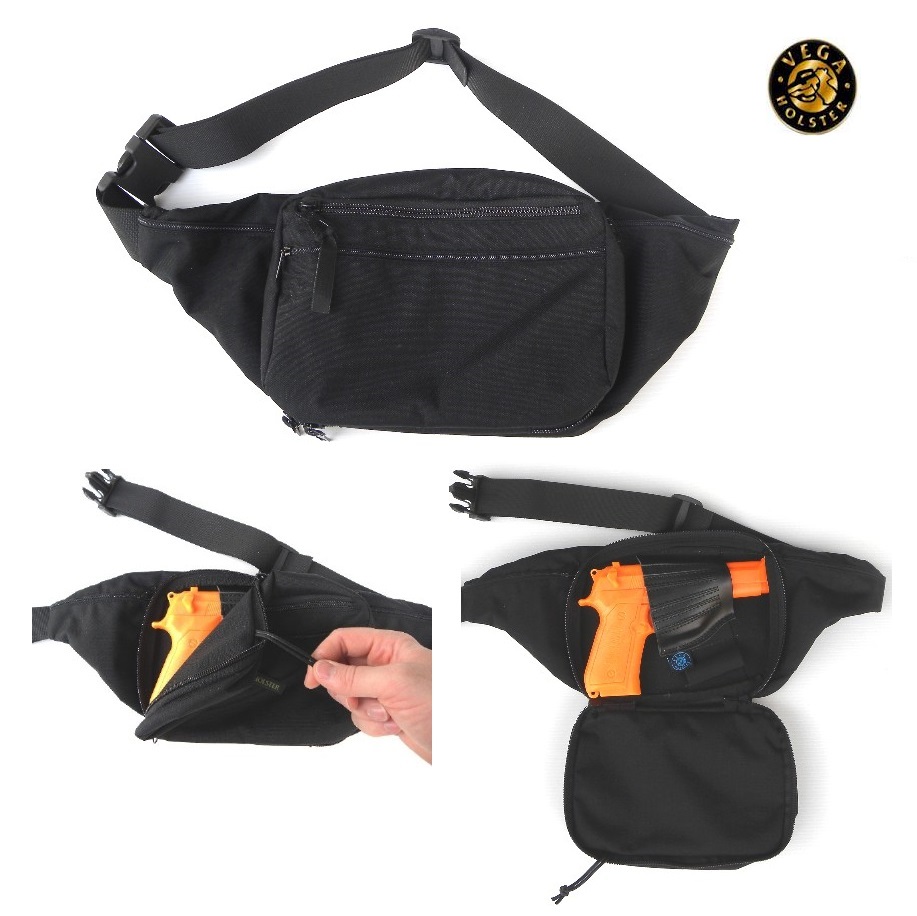 Vega Holster Marsupio con Fondina - nero (2U90)