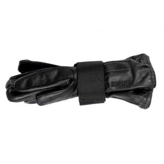 Vega Holster portaguanti a nastro da cinturone- nero- orizzontale (2V18)