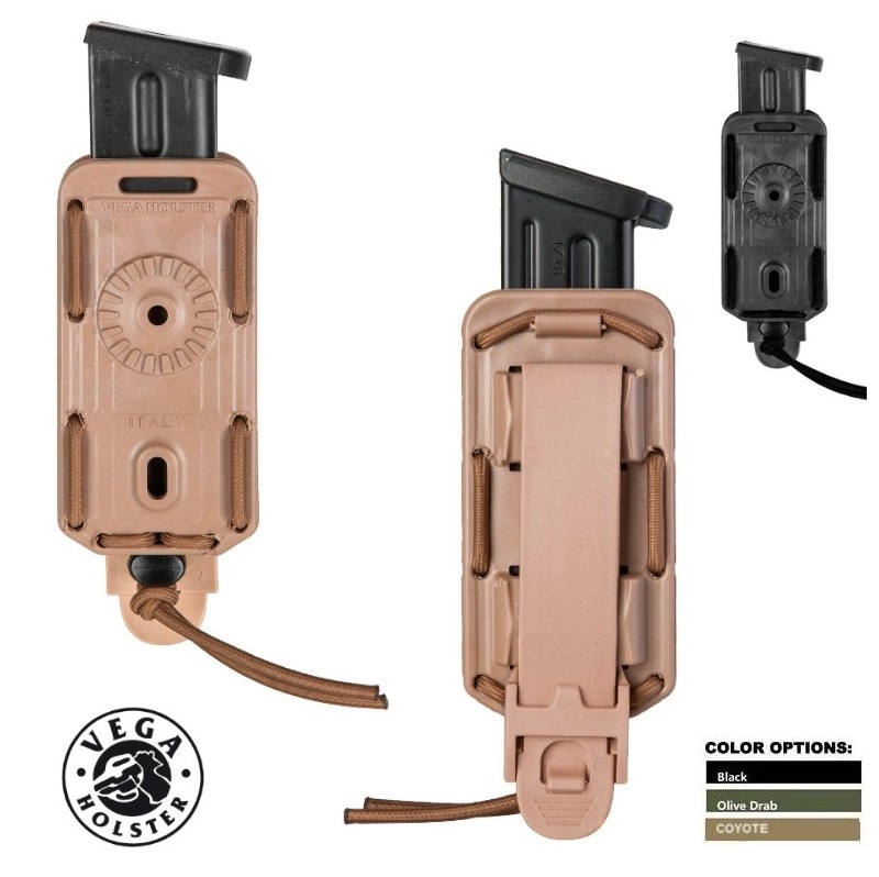Vega Holster 8BL01 – SINGLE BUNGY PISTOL MAGAZINE CASE