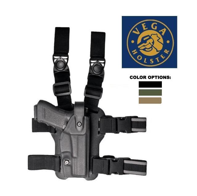 Vega Holster VKL8 Fondina cosciale in polimero