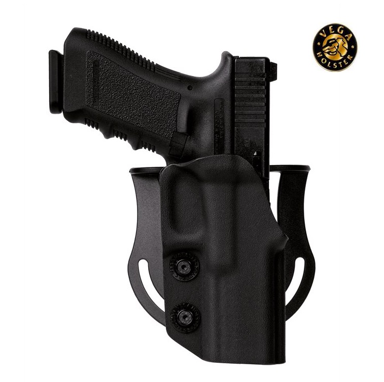 Vega Holster VKO8 fondina in polimero aperta - nera