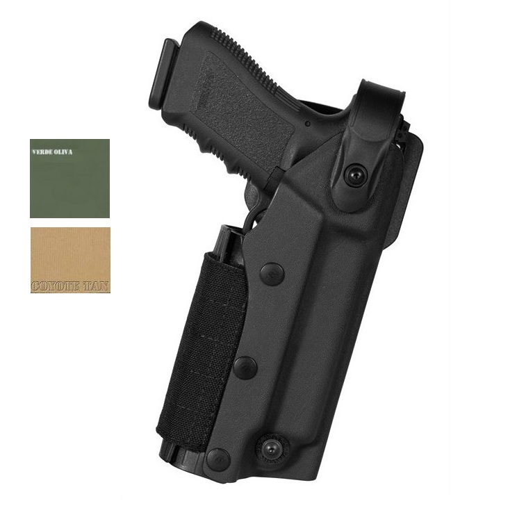Vega Holster Fondina Polimero per Pistole con torcia tattica e/o laser ( VKZ8 )