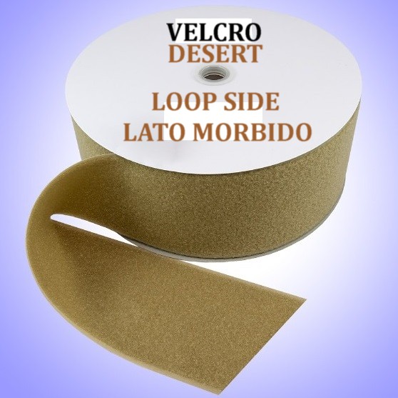 Velcro DESERT - lato morbido - altezza 10cm