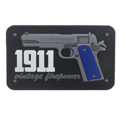 1911 VINTAGE FIREPOWER - PVC Patch Black