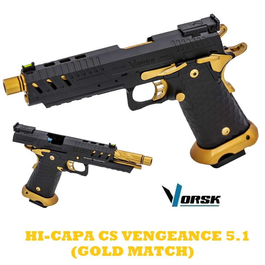 VORSK HI-CAPA 5.1 CS VENGEANCE GOLD/BLACK (VGP-02-CS-22)