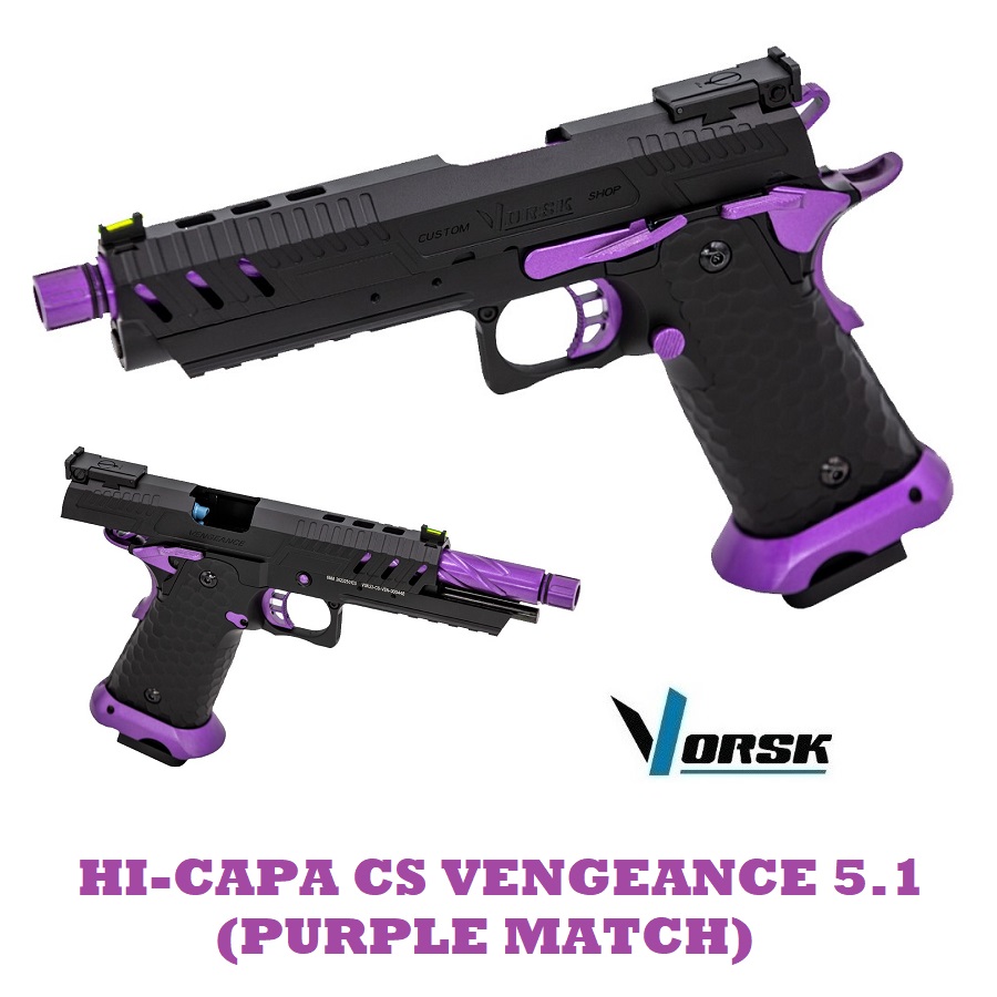 VORSK HI-CAPA 5.1 CS VENGEANCE PURPLE/BLACK (VGP-02-CS-25)