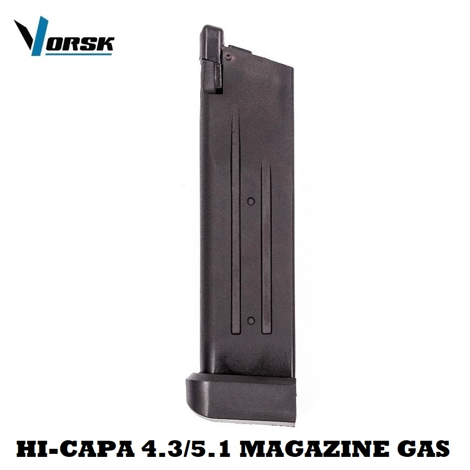 VORSK HI CAPA 4.3/5.1 SERIES GAS MAGAZINE BLACK (VGM-02-01)
