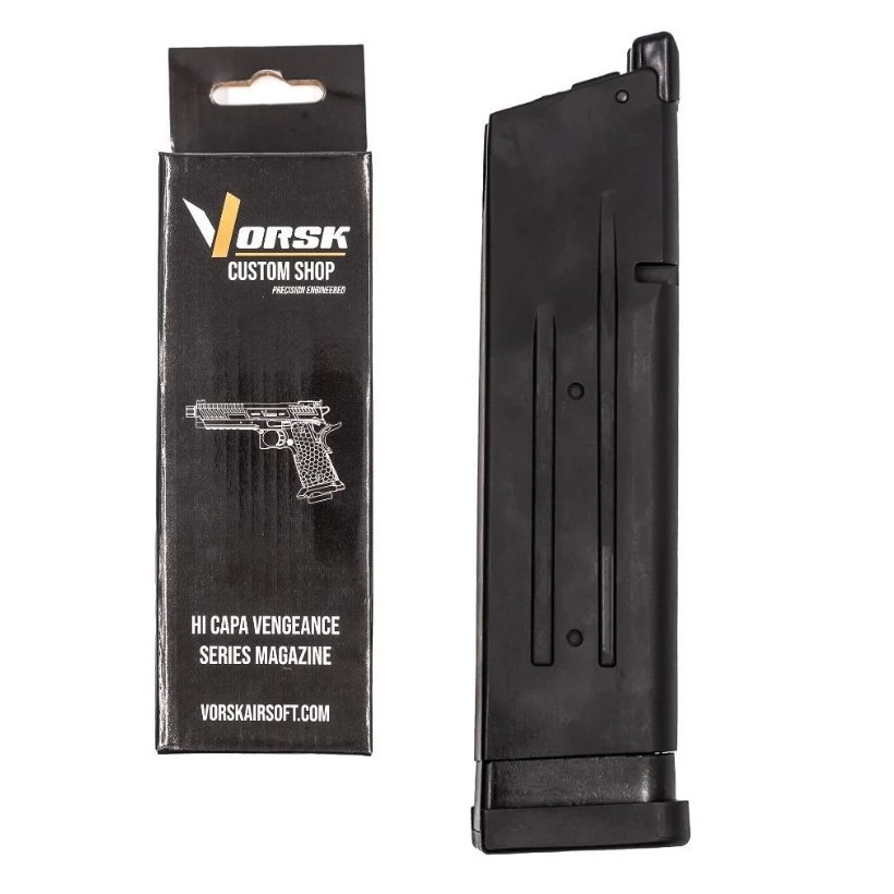 VORSK HI CAPA VENGEANCE SERIES MAGAZINE BLACK (VGM-02-03)