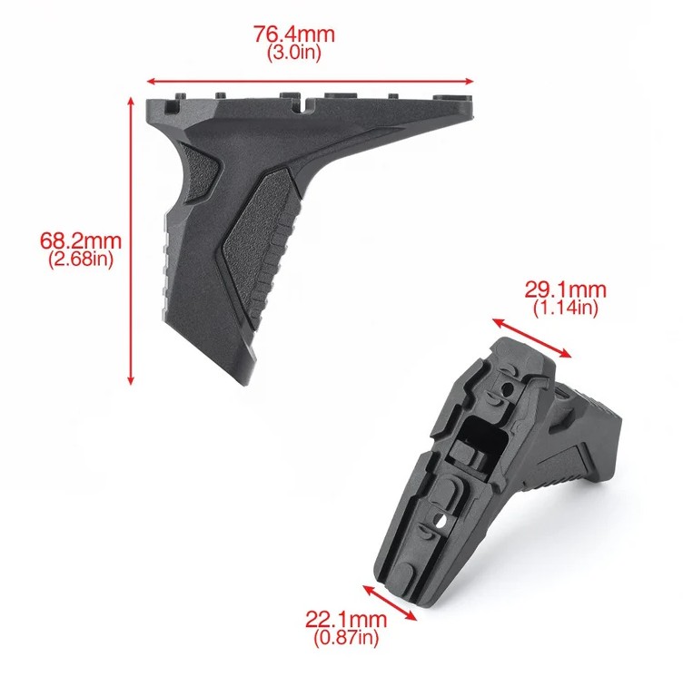 WADSN M-lok Large Handstop - Black (MP1008-B) - Image 3