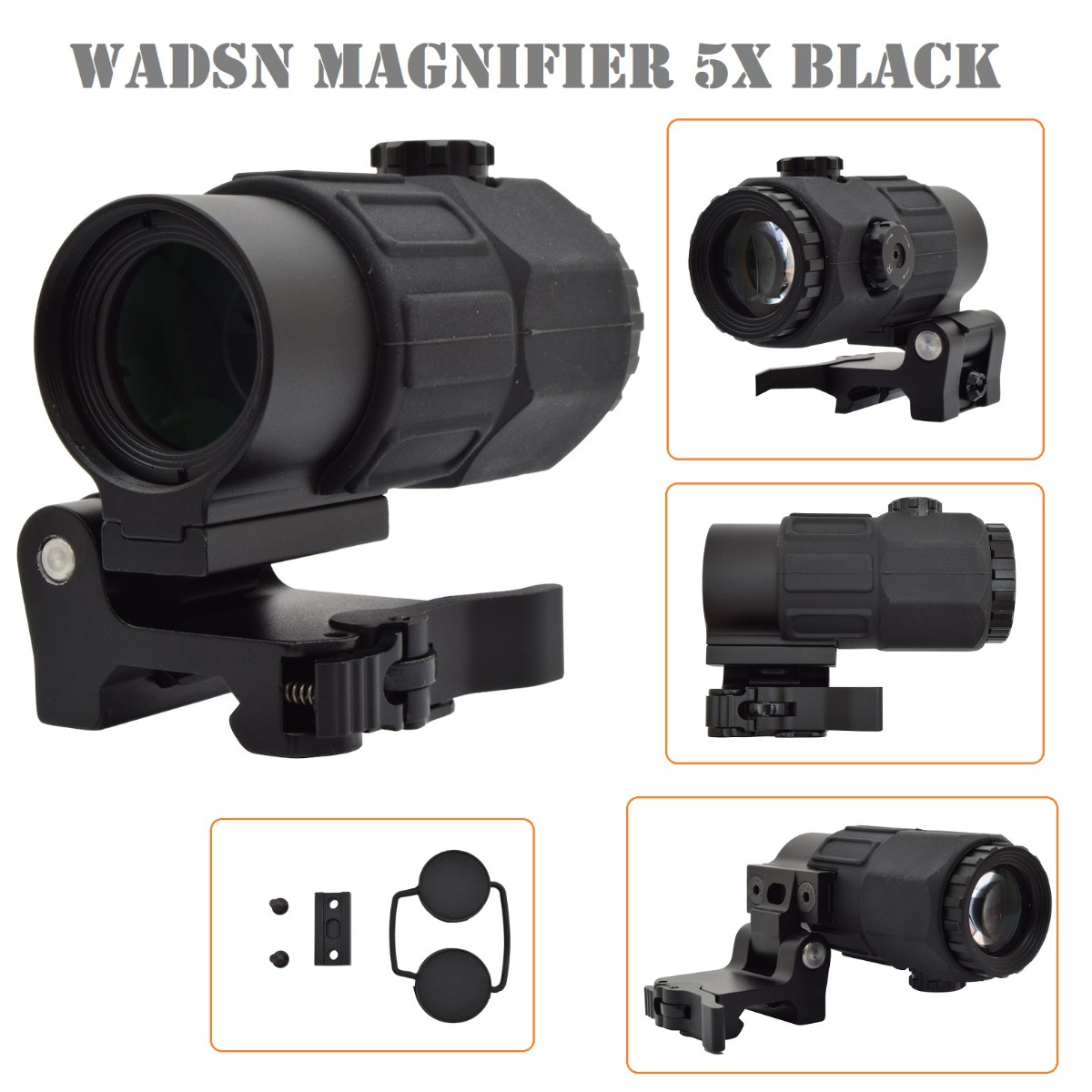 WADSN MAGNIFIER 5X BLACK (WY307-B)