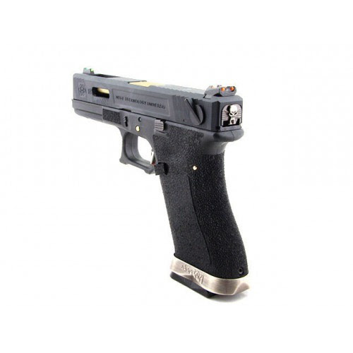 WE G FORCE G18 BLACK-GOLD - FULL METAL - CO2 - immagine 3
