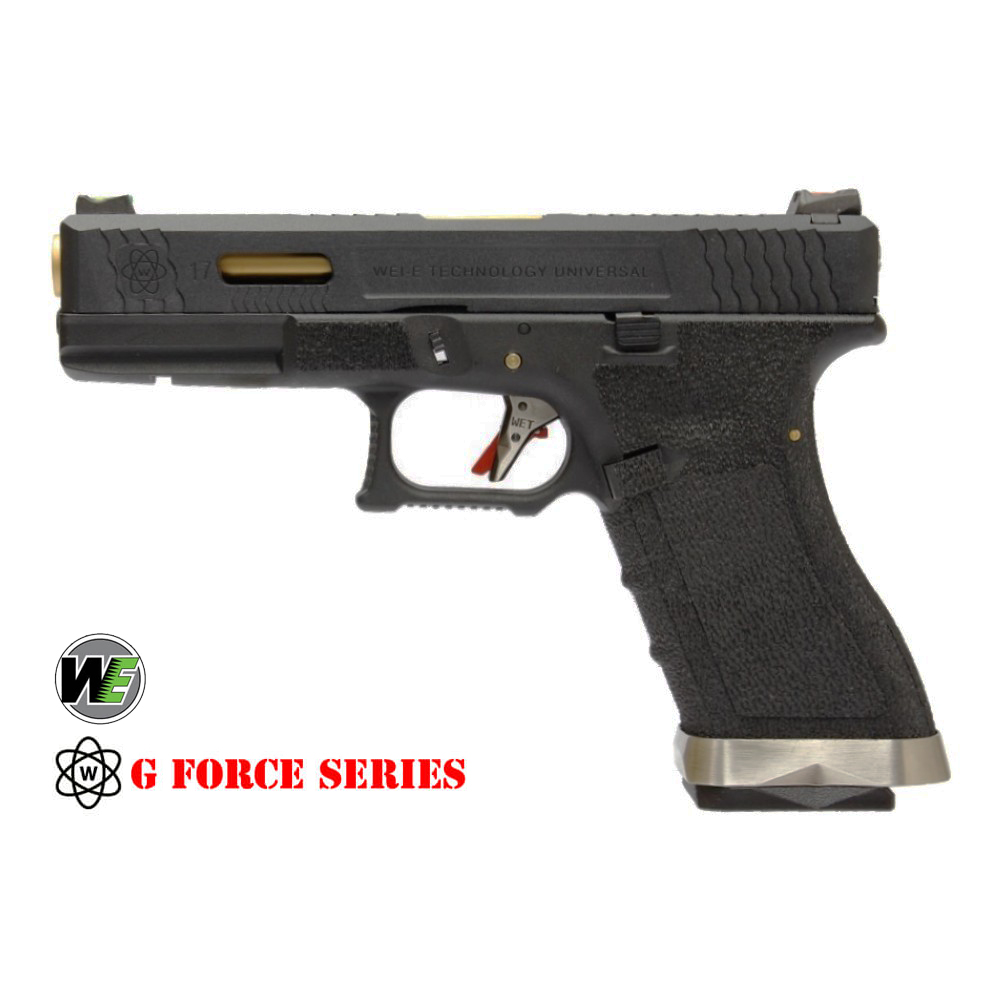 WE G Force G17 Black/Gold- full metal