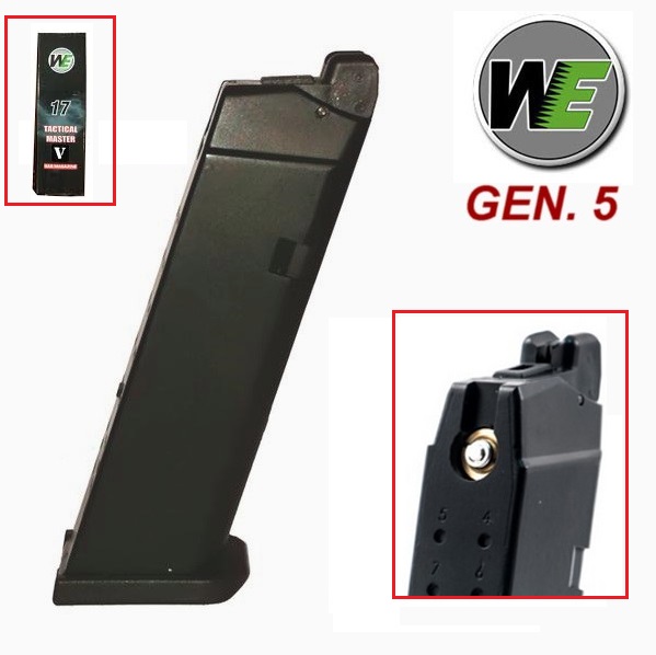WE G17 Gen.5 Original Magazine- metal black