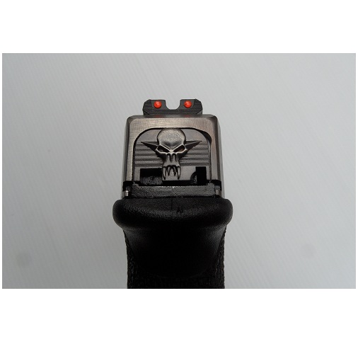 WE GLOCK 18 G FORCE Carrello cromato - canna gold - immagine 4
