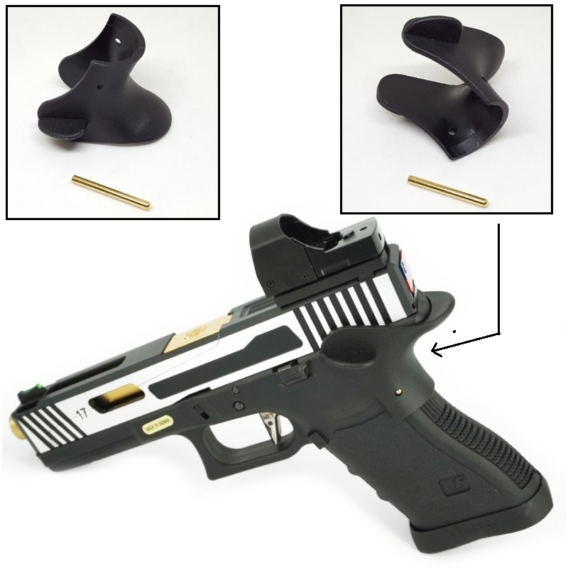 WE GLOCK THUMB REST BLACK- IMPUGNATURA IN PLASTICA