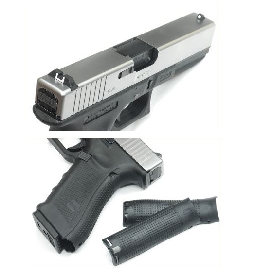 WE GLOCK 17 CO2 DUAL COLOR FULL METAL GEN.4 - immagine 2