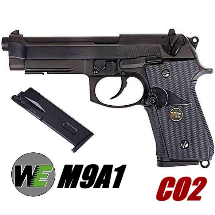 WE M9-A1 CO2 BLACK FULL METAL