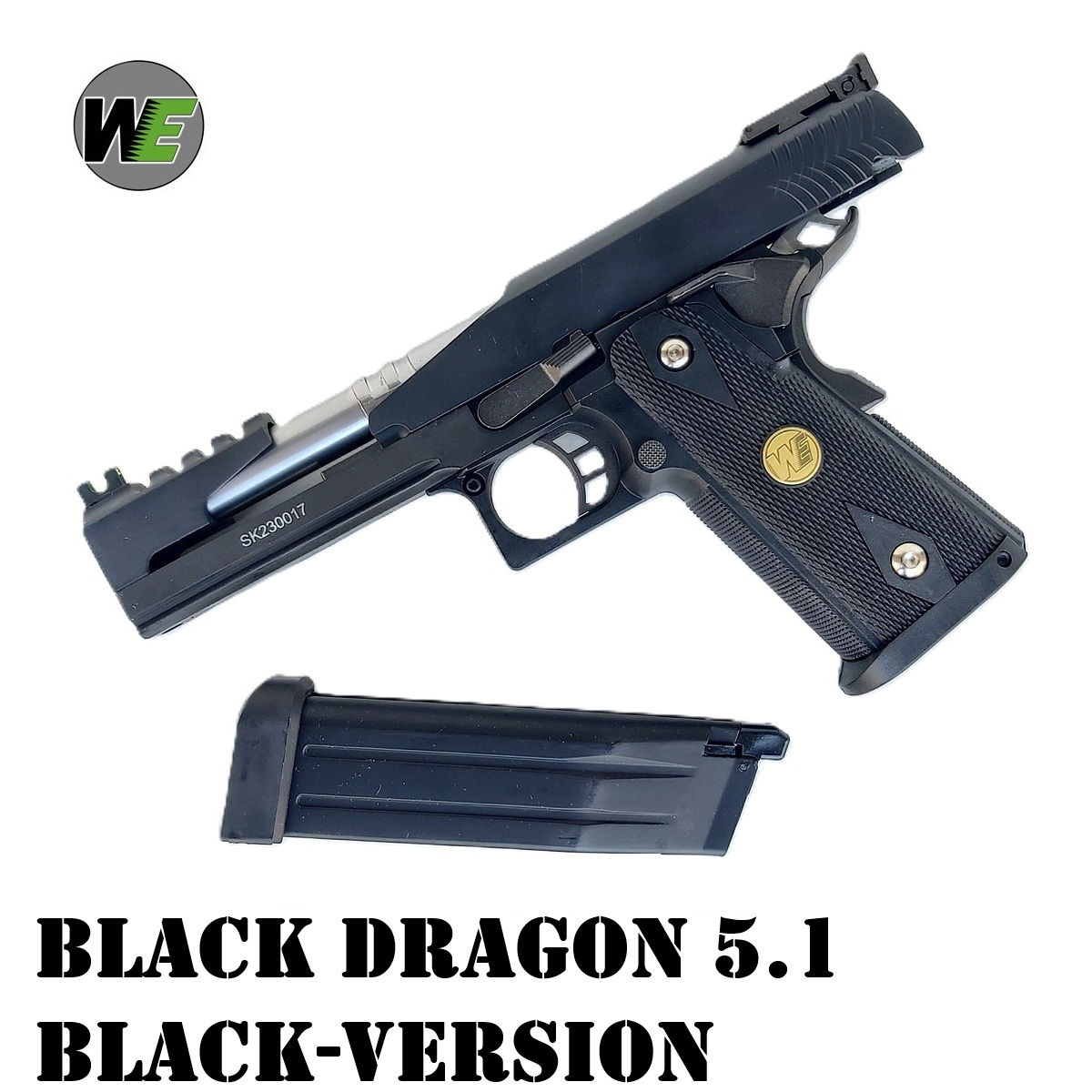 WE Black Dragon 5.1 Black-version - gas type (WE-H005B)