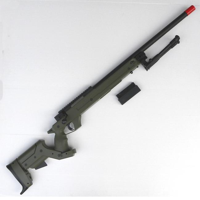 Well Carabina MB04 verde con bipiede - a molla