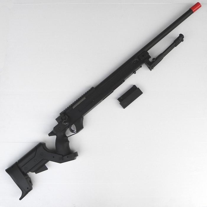 Well Carabina MB04 nera con bipiede - a molla