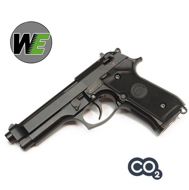 WE BERETTA M92 BLACK FULL METAL - CO2