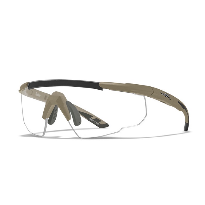 Wileyx SABER Advanced Balistic TAN- kit 3 lenti+custodia semirigida (mod.308T) - immagine 4