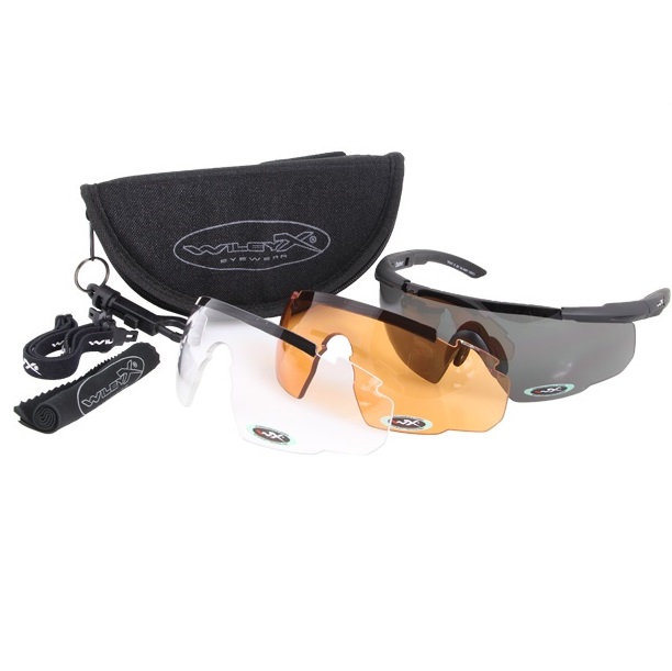 Wileyx SABER Advanced Balistic Black- kit 3 lenti+custodia semirigida (mod.308) - immagine 6