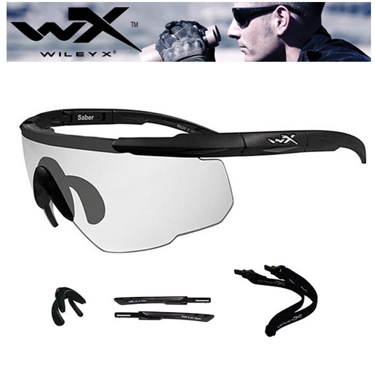 Wileyx SABER Advanced Balistic- con lente trasparente