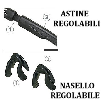 Wileyx SABER Advanced Balistic Black- kit 3 lenti+custodia semirigida (mod.308) - immagine 3