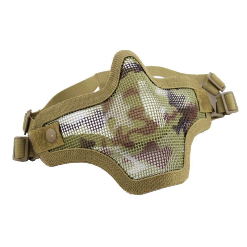 WOSPORT MASCHERA CON RETE METALLICA VEGETATO ITALIANO (KR001TC)