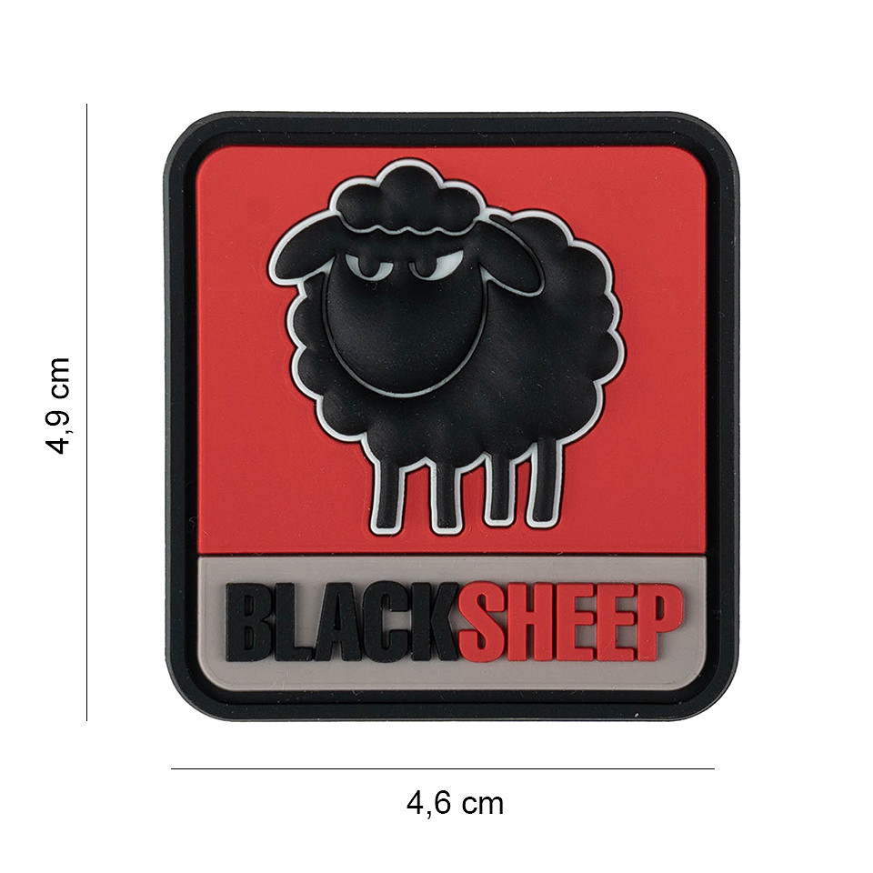 101 INC Black sheep PVC Patch 3D (2071)