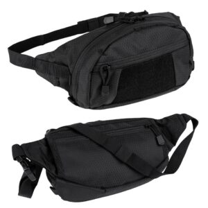 101 Inc Hexagon Fanny Pack Tactical Black (359397)