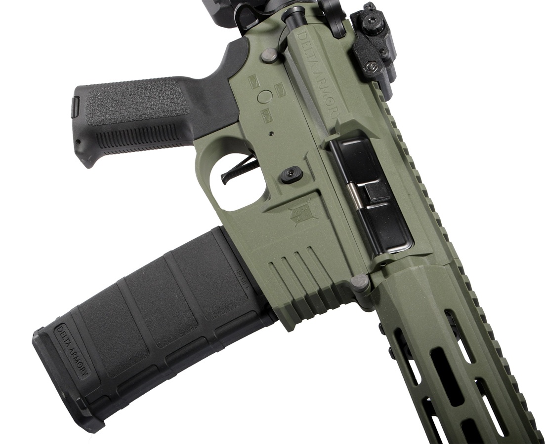Delta Armory M4 AR15 M‑LOK SilentOps 8" Charlie – Oliva (DA‑C10‑OLV) - Image 4