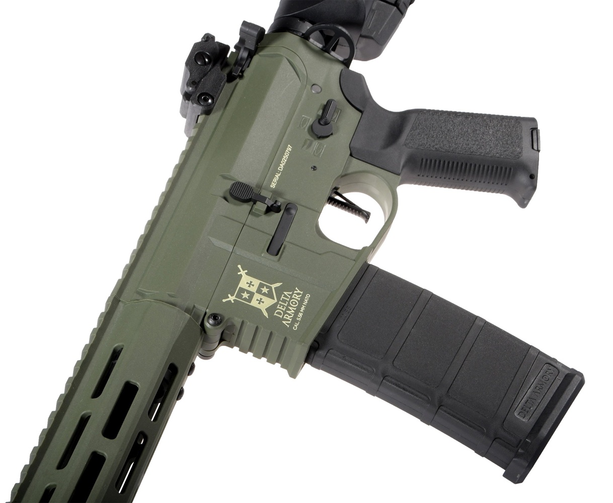 Delta Armory M4 AR15 M‑LOK SilentOps 8" Charlie – Oliva (DA‑C10‑OLV) - Image 5