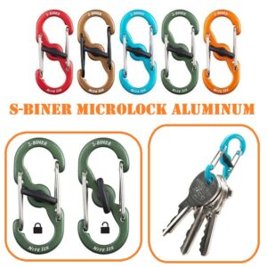 Nite Ize - Carabiner S-Biner MicroLock Aluminum - LSBMA-A2-5R7