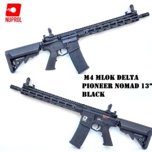 NUPROL M4 MLOK DELTA PIONEER NOMAD 13" Black (NEG-DPN-13-BLK)