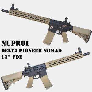 NUPROL M4 MLOK DELTA PIONEER NOMAD 13" Black/FDE (NEG-DPN-13-FDE)