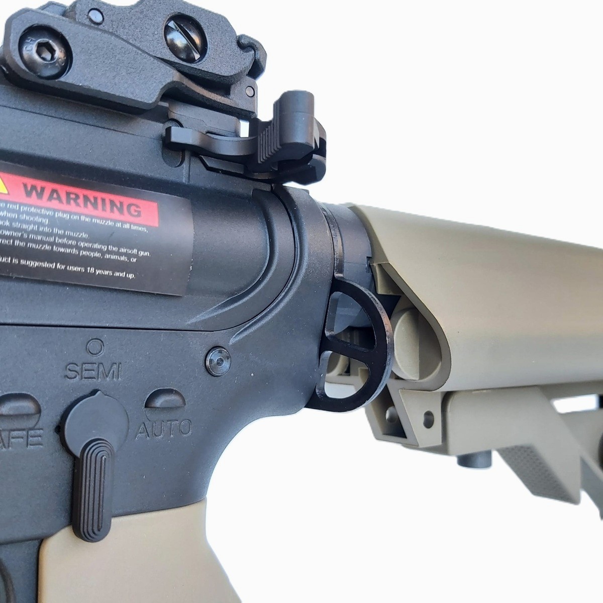 NUPROL M4 MLOK DELTA PIONEER NOMAD 10" Black/FDE (NEG-DPN-10-FDE) - Image 9