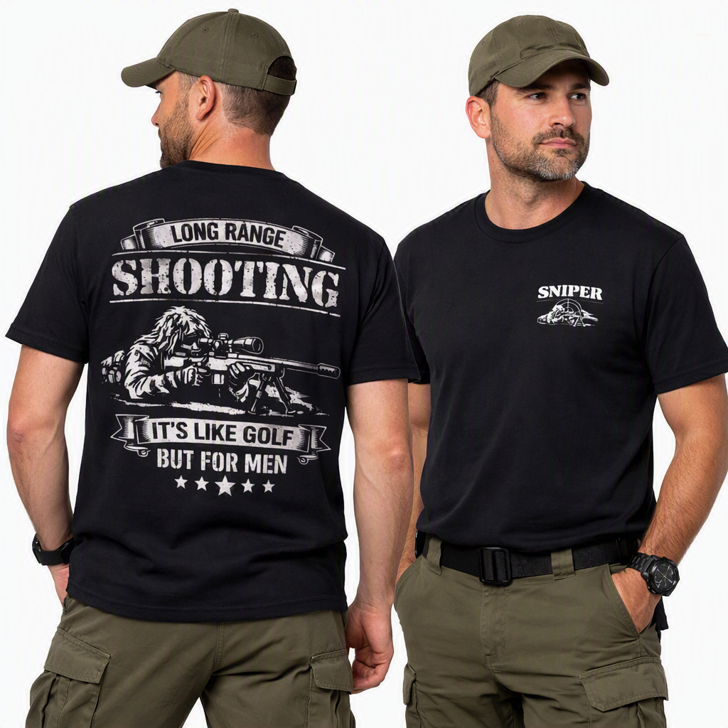 Long Range Shooting T-shirt Black