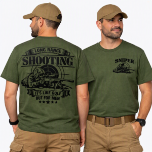 Long Range Shooting T‑Shirt – Olive Drab