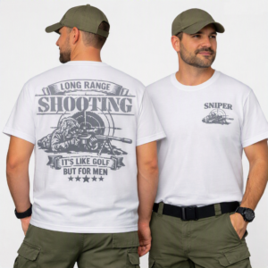 Long Range Shooting T‑Shirt – White