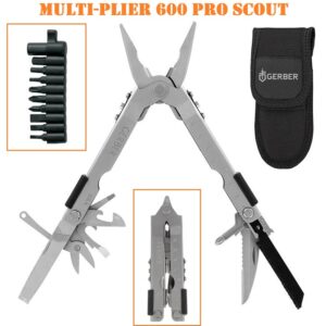 Gerber MP600 Pro Scout Needlenose · Multi‑Tool Militare · Acciaio Inox · USA Made - EDC