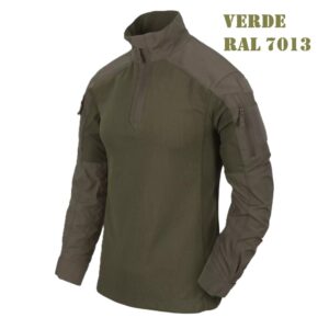 HELIKON‑TEX MCDU Combat Shirt® – RAL 7013 (NYCO Ripstop)(BL-MCD-NR-810A)