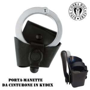 King Cobra Porta Manette Aperto EVO ONE · Kydex Nero · Estrazione Rapida · Duty Gear(58.220)