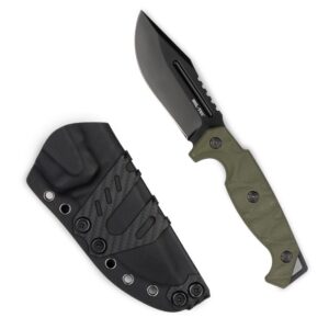 Mil‑Tec® Combat Knife G10 RIDGE con Fodero KYDEX® – Manico Olive Green